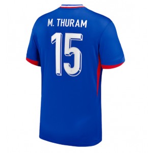 Fotbalové Dres Francie Marcus Thuram #15 Domácí Oblečení ME 2024 Krátký Rukáv